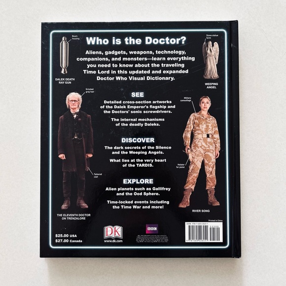 💕**NEW** BBC DOCTOR WHO Visual Dictionary - Hardcover Updated Edition💕 - Picture 7 of 7